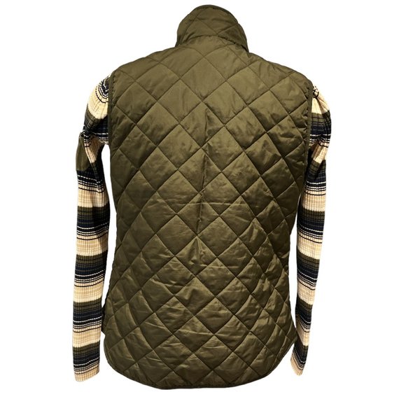OLD NAVY Sz M Lightweight Quilted Vest Heritage Green Size Medium - Picture 6 of 10